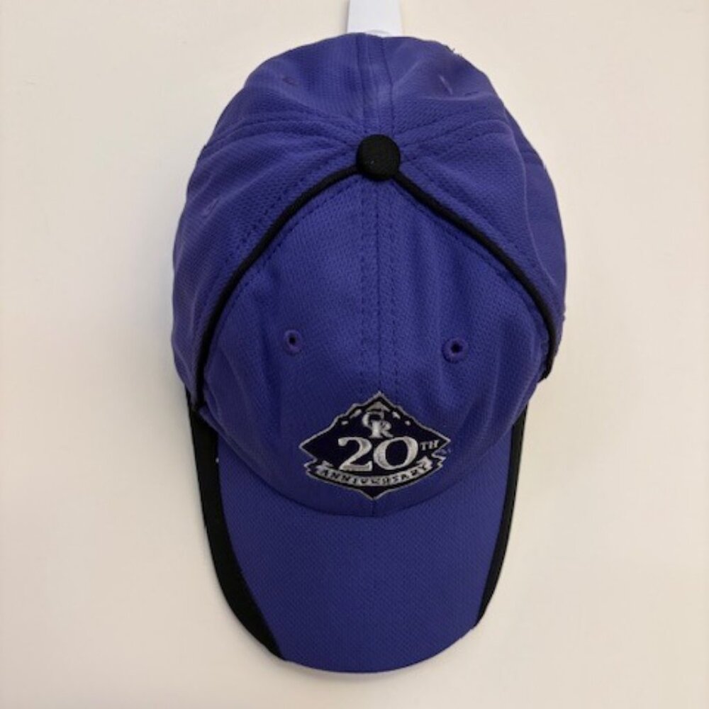 Colorado Rockies 20th Anniversary Baseball Cap – Purple & Black Adjustable Hat